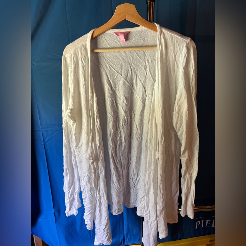 Lilly Pulitzer White Cardigan soft